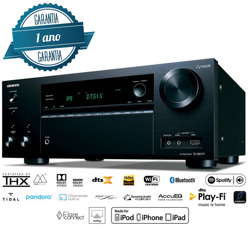 Receiver 7.2ch 220w Onkyo Tx-nr777 Thx 4k Wifi Bluetooth