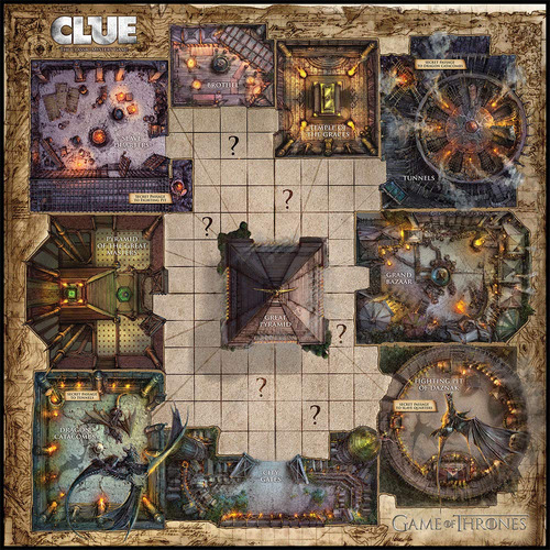 Jogo De Tabuleiro Usaopoly Clue | Produtos Oficiais De Game