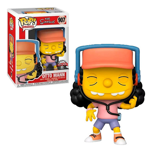 Funko The Simpsons Otto Mann 907 Nuevo Original