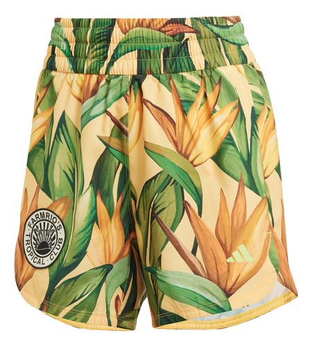 Shorts adidas Entrenamiento X Farm Rio Pacer Mujer Jd6278