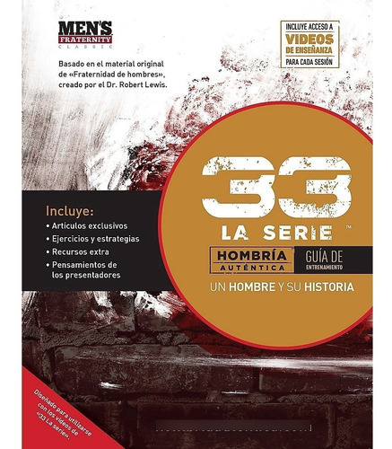 33 La Serie - El Hombre Y Su Historia Guía De Estudio + Videos Digitales, De Men's Fraternity. Editorial B&h Publishing Group, Tapa Blanda En Español, 2021