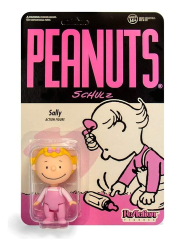 Sally Peanuts Super 7 Reaction Figura Snoopy