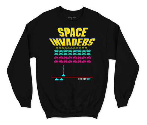 Buzo Space Invaders (negro:) Ideas Mvd