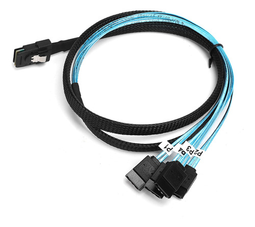 Mini Cable Interno Sa Sata Macho 36 Pine 4 Hembra 7 Host 1m