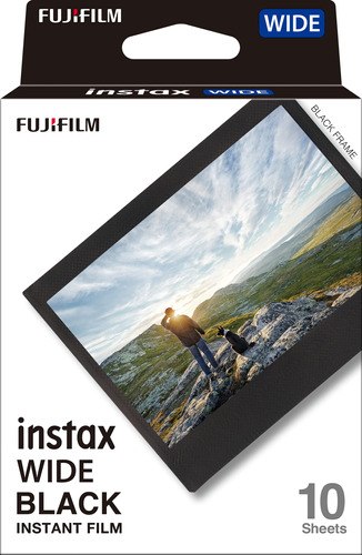 Fujifilm Instax Wide Black Pelicula 10 foto