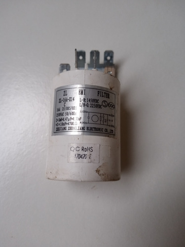Filtro De Linha 250v 16a Da Lava E Seca Midea Fc86-b-25012-4 (Usado)