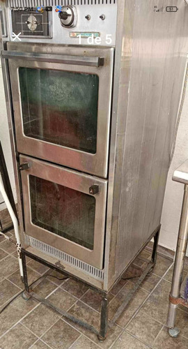 Horno Doble Para Pizza O Pan Azul Claro (Usado)