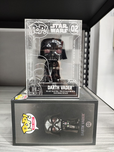 Funko Pop Die-cast Darth Vader #02 Star Wars (Usado)