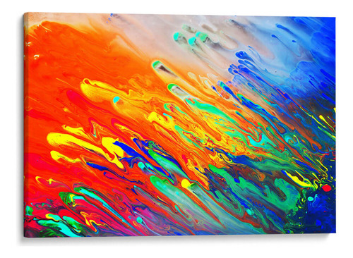 Canvas Lab Cuadro Mezcla Del Arcoiris 120x80