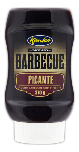 Molho Barbecue Picante Kenko sem glúten em squeeze 370 g