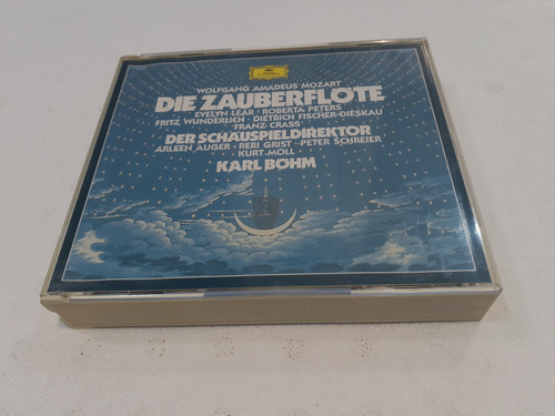 Die Zauberflöte, Mozart, Wunderlich, Lear - 3cd Alemania 