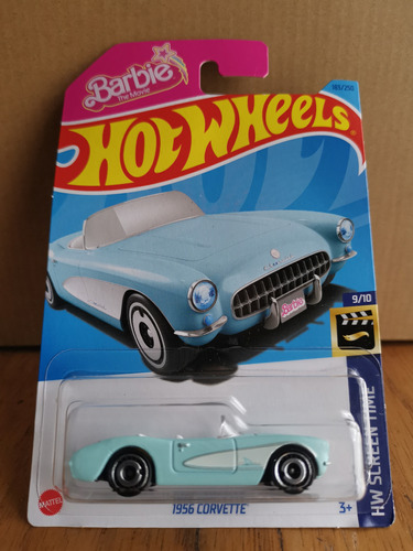 Hot Wheels 1956 Corvette Barbie ( Celeste )