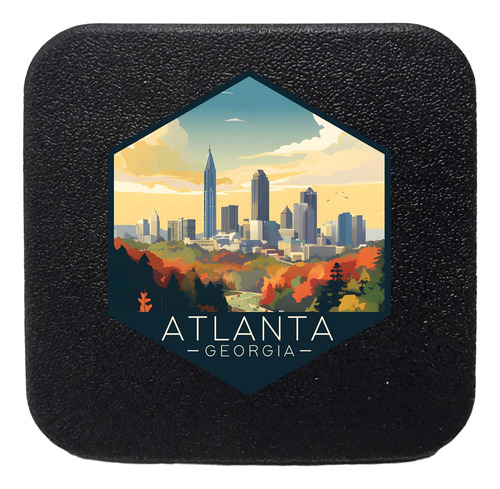 Atlanta Georgia Design A Souvenir - Cubierta De Enganche De 