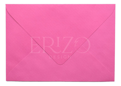 100 Sobres Fucsia Comercial 11x16 Papel 90gr Tarjetas Boda