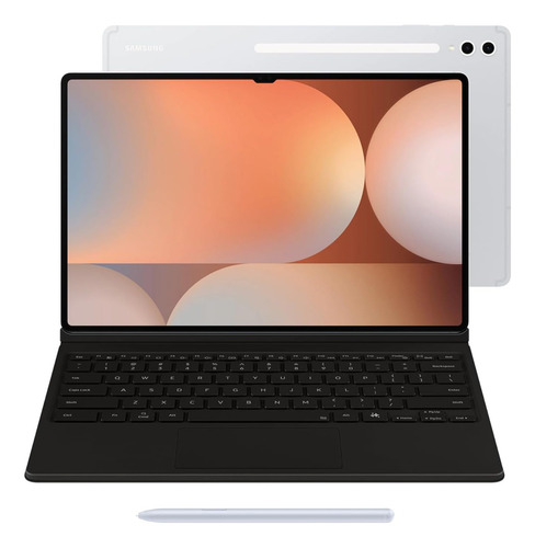Tablet Samsung Galaxy Tab S10+ Silver, 256 Gb, 12 Gb Ram, 12,4 inch, S Pen and Keyboard Case Incluted