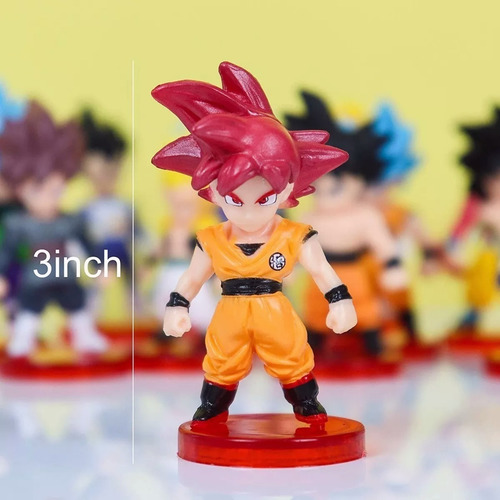 Dragon Ball Juguetes Mini Colección 16 Piezas 7 Cm Goku Etc