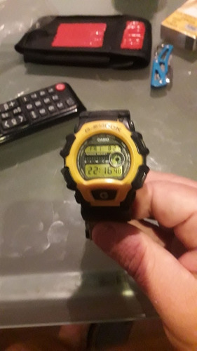 Relogio Raro Vintage G Shock Dw-003 Amarelo Pulseira Origina