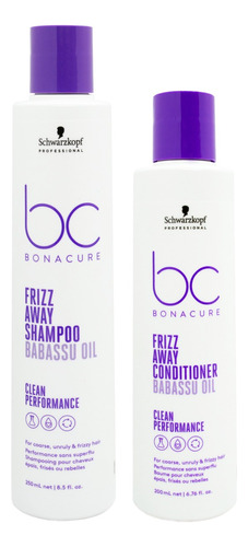 Kit Schwarzkopf Smooth Shine Shampoo + Enjuague Anti-frizz