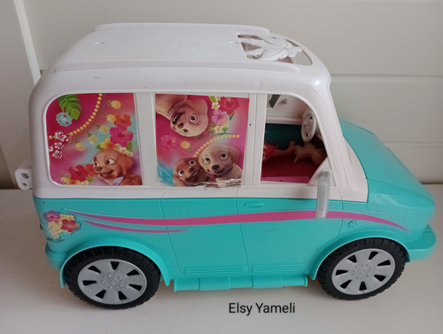 Carro De Barbie Parque De Perritos Chelsea Azul Claro (Usado)