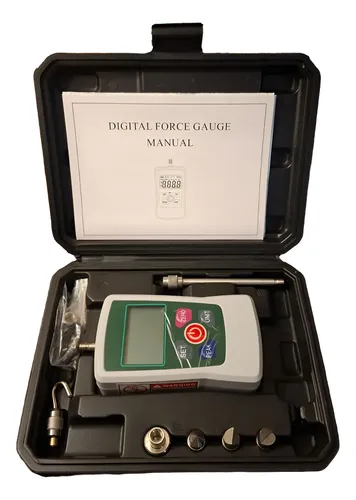 Dinamometro Digitale AMF Misuratore Di Forza – Portata 200N, Unità N/kg/lb/oz, Misura Spinta/trazione, Display LCD