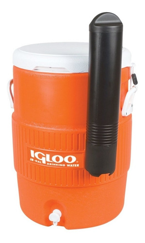 Garrafa Galão Botijão Cooler Térmico Igloo 37 Litros Torneira Dispenser Copos 3 Dias de Retenção de Gelo