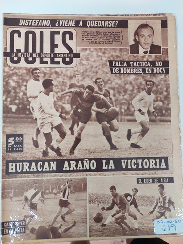 Revista Goles 619 7/6/1960