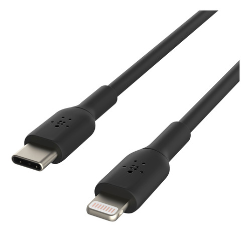 Belkin - Boostcharge Usb-c To Lightning Cable 3.3ft - Black