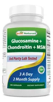 Comprar Suplemento Best Naturals Glucosamina Condroitina Msm 180 Cap
