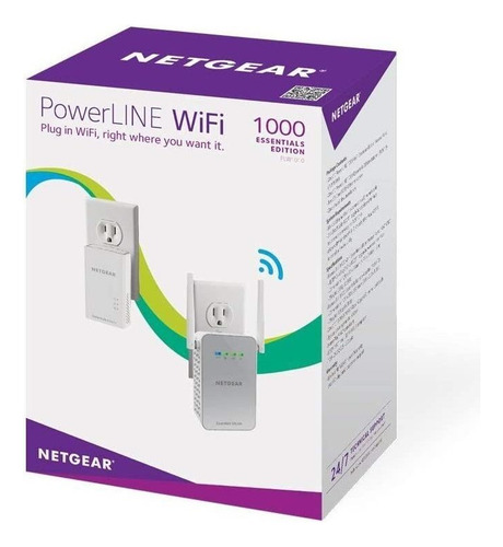 Netgear Powerline 1000 Mbps Wifi, 802.11ac, 1 Puerto Gigabit