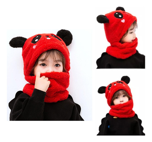 Alm Pasamontañas Touca Gorro Cachecol Para Niños Con El