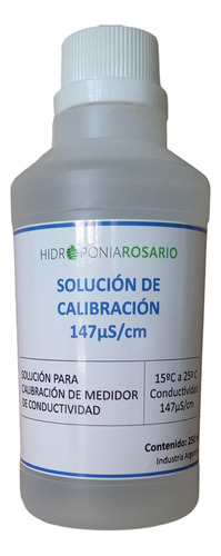 Solución De Calibración 147 Us/cm P. Conductimetro 250 Ml