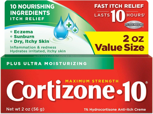 Creme Hidratante Cortizone -10 Maximum Strength Chattem 56 G