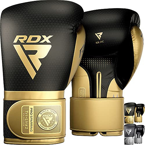 Guantes De Boxeo Rdx Pro, Cuero Sintético Maya Hide, Acolch