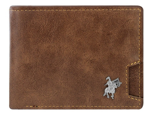 Cartera Para Caballero / Polo Elegante / Opw001 Color Café