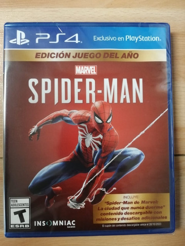..:: Spiderman Para Ps4 Play Station 4 ::.. En Game Center
