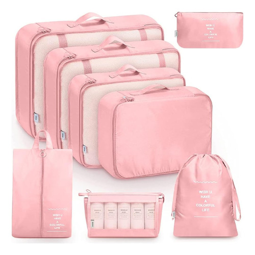 8pcs Bolsas Organizadoras De Maletas Para Viaje, Impermeable