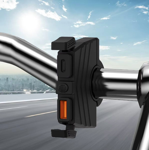 Cargador Usb Para Moto Tipo C Y Carga Rápida Contra Agua