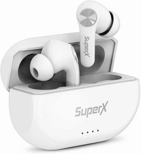 Audífonos Inalambricos Superx Bluetooth 5.0 Con Estuche...