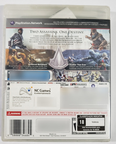 Assassin's Creed Revelations - Ps3 (lacrado)