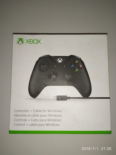 Controle Xbox One S Preto Wireless E Bluetooth Original