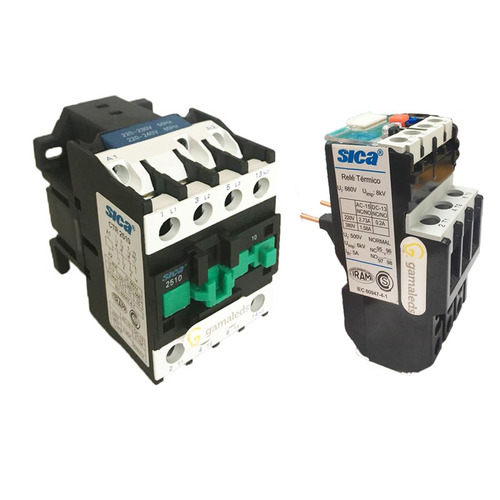 Contactor Trifasico 25a 220v/24v + Relevo Termico 23 32 Sica