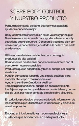 Imagen 7 de 7 de Faja Para Hernia Umbilical Body Control Código 8084