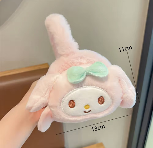 Orejeras Niñasmelody Kuromi Cinnamorooll Pompompurin,peluche