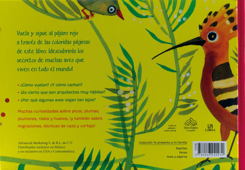 Te Presento a mi Familia: Aves y Pájaros, de Scuderi, Lucia. Te Presento a mi Familia: Peces Editorial Silver Dolphin (en español), tapa dura en español, 2021