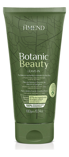 Leave-in Amend Botanic Beauty Óleo De Monói 180g