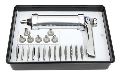 New Juego De Pistola De Prensa For Galletas De Acero