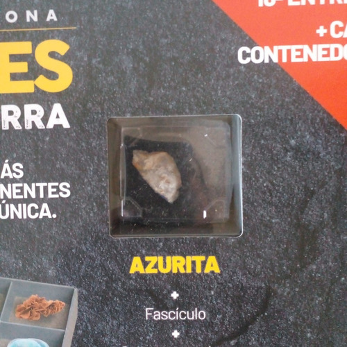 Revista + Minerales De La Tierra. N 18. Azurita + Caja.