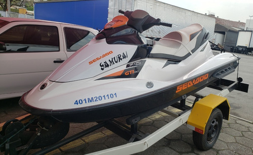 Imagem 1 de 10 de Jetski Sea Doo Gti 130 E Carretinha Reboque