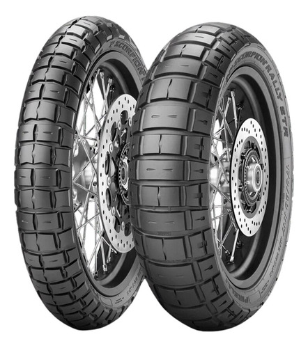 Par Pneu Pirelli Scorpion Rally Str 120/70r17 + 180/55r17