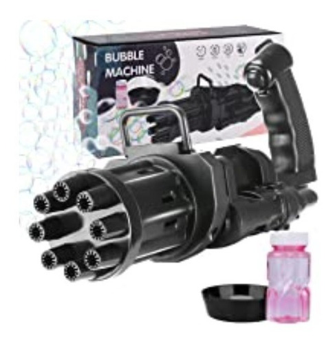Ametralladora De Burbujas Juguete Pistola Máquina Automática